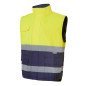 Gilet matelassé bicolore sans manches Haute Visibilité VELILLA Gilet matelassé bicolore sans manches Haute Visibilité VELILLA