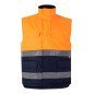 Gilet matelassé bicolore sans manches Haute Visibilité VELILLA Gilet matelassé bicolore sans manches Haute Visibilité VELILLA