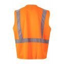 Gilet professionnel sans manches avec porte-identifiant Haute Visibilité VELILLA