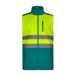 Gilet softshell bicolore Haute Visibilité VELILLA 305906