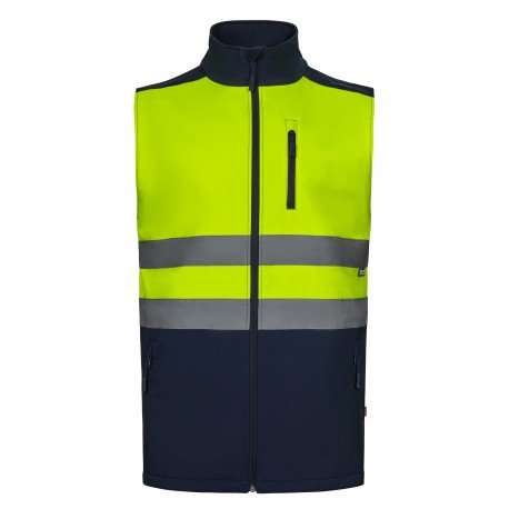 Gilet softshell bicolore Haute Visibilité VELILLA 305906
