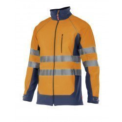 Blouson softshell bicolore Haute Visibilité VELILLA