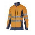 Blouson softshell bicolore Haute Visibilité VELILLA