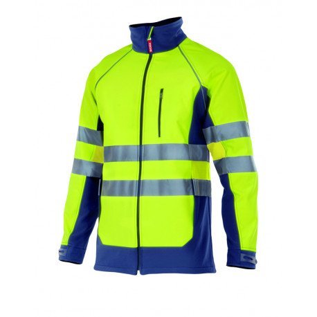 Blouson softshell bicolore Haute Visibilité VELILLA 306001