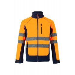 Blouson softshell bicolore Haute Visibilité VELILLA 306001