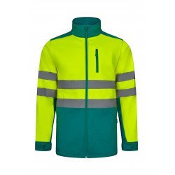 Blouson softshell bicolore Haute Visibilité VELILLA 306006