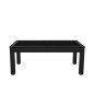 Billard Arizona 7 pieds convertible en table à manger 8 personnes Coloris noir grainé tapis noir De Faugères Billard Arizona 7 pieds convertible en table à manger 8 personnes Coloris noir grainé tapis noir De Faugères