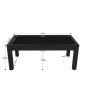 Billard Arizona 7 pieds convertible en table à manger 8 personnes Coloris noir grainé tapis noir De Faugères Billard Arizona 7 pieds convertible en table à manger 8 personnes Coloris noir grainé tapis noir De Faugères