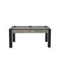 Billard Texas 6 pieds convertible en table à manger 6 personnes Coloris industriel tapis gris De Faugères Billard Texas 6 pieds convertible en table à manger 6 personnes Coloris industriel tapis gris De Faugères