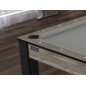 Billard Texas 6 pieds convertible en table à manger 6 personnes Coloris industriel tapis gris De Faugères Billard Texas 6 pieds convertible en table à manger 6 personnes Coloris industriel tapis gris De Faugères
