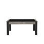 Billard Texas 6 pieds convertible en table à manger 6 personnes Coloris industriel tapis noir De Faugères Billard Texas 6 pieds convertible en table à manger 6 personnes Coloris industriel tapis noir De Faugères