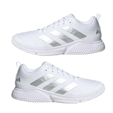 Chaussures Femme COURT TEAM BOUNCE 2.0 Cloud White Silver Metallic Grey One ADIDAS