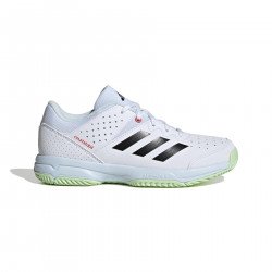 Chaussures ADIDAS COURT STABIL Junior Cloud White Core Black Semi Green Spark
