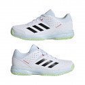 Chaussures ADIDAS COURT STABIL Junior Cloud White Core Black Semi Green Spark