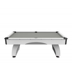 Billard Dallas 7 Coloris blanc boisé tapis gris De Faugères