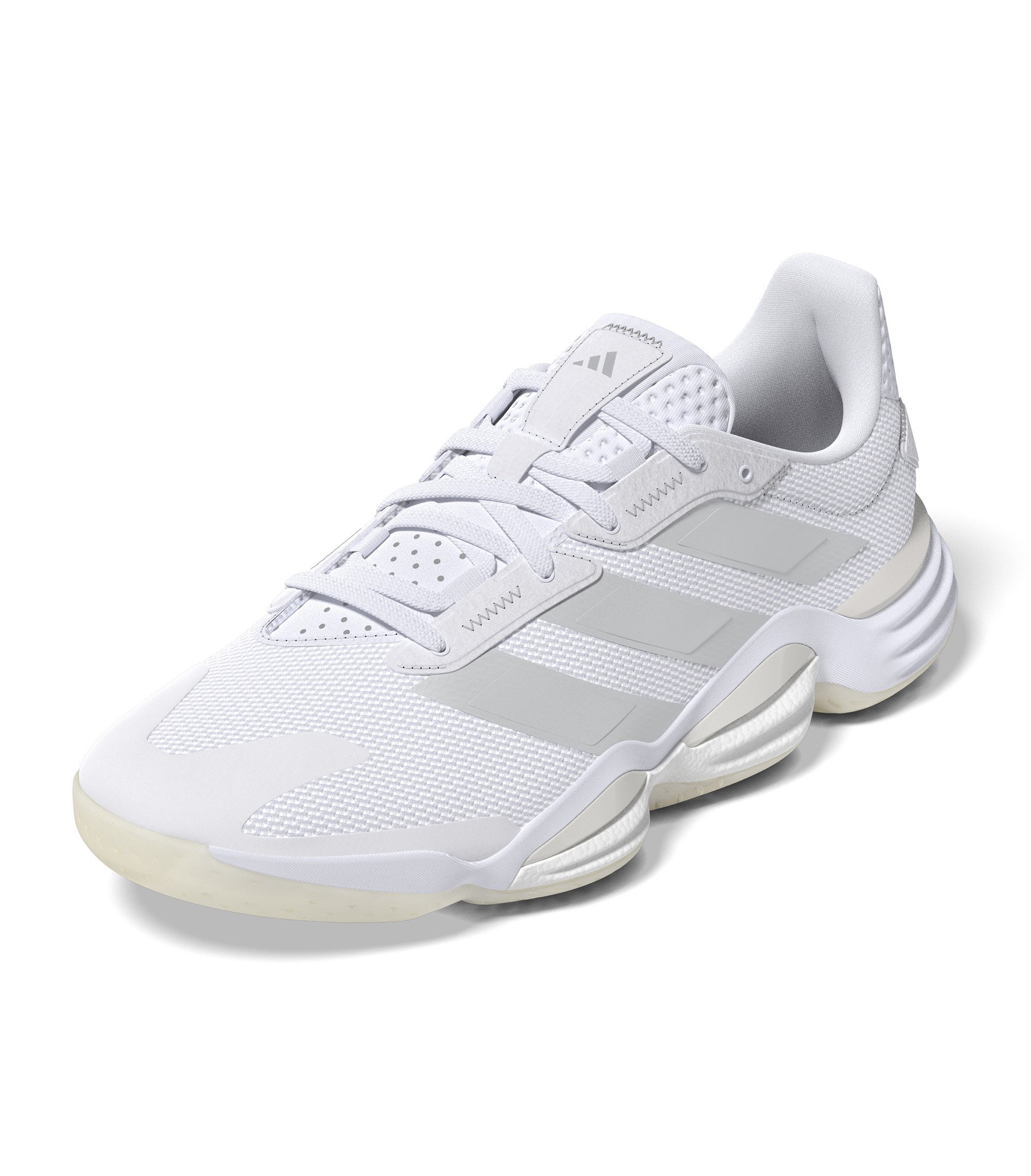 Chaussures STABIL 16 ADIDAS Femme White Silver met Grey one ACI IE3584 VENTE PRIVEE SPORTS
