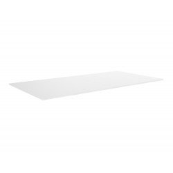 Plateau dinatoire réversible compatible tables de jeu 7 pieds Coloris blanc laqué De Faugères A043