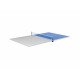 Plateau dinatoire réversible Ping Pong avec accessoires compatible tables de jeu 6 pieds Coloris blanc boisé De Faugères C066