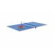 Plateau dinatoire réversible Ping Pong avec accessoires compatible tables de jeu 6 pieds Coloris blanc laqué De Faugères C067