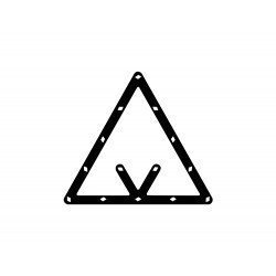 Triangle de positionnement multi combinaisons  pour billes de 57 mm De Faugères