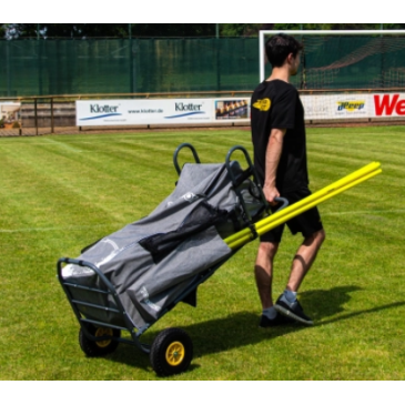 Chariot d'équipement Handball POWERCART Gris POWERSHOT 