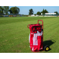 Chariot d'équipement Football POWERCART Blanc et Rouge POWERSHOT Chariot d'équipement Football POWERCART Blanc et Rouge POWERSHOT
