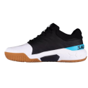 Chaussures de Handball SALMING Recoil Ultra Homme Blanc Noir Cyan