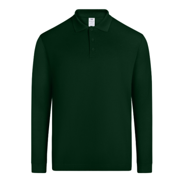 Polo CLIFTON unisexe manches longues couleur MUKUA