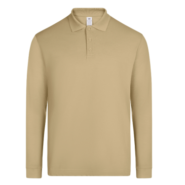 Polo CLIFTON unisexe manches longues couleur MUKUA