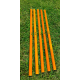 LOT DE 5 JALONS DE SLALOM 80 CM ORANGE POWERSHOT