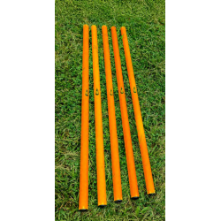 LOT DE 5 JALONS DE SLALOM 80 CM ORANGE POWERSHOT