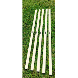 LOT DE 5 JALONS DE SLALOM 80 CM BLANC POWERSHOT