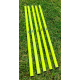 Lot de 5 jalons de slalom 80 CM Jaune POWERSHOT
