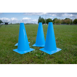 Lot de 4 cônes de délimitation 30 CM bleu POWERSHOT
