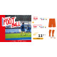 Pack LICENCE Football short PACIFIK chaussettes TEAM ELDERA
