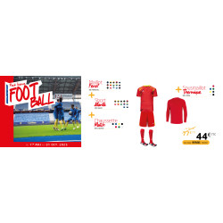 Pack LICENCE Football maillot FENSIF short ATLANTIK chaussettes MATCH sous-maillot THERMIQUE ELDERA