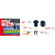 Pack LICENCE Football maillot DERBY short PACIFIK chaussettes TEAM sous-maillot THERMIQUE ELDERA