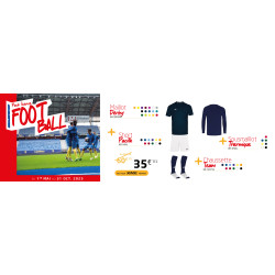 Pack LICENCE Football maillot DERBY short PACIFIK chaussettes TEAM sous-maillot THERMIQUE ELDERA