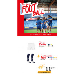 Pack LICENCE Football Femme short PACIFIKA chaussettes TEAM ELDERA
