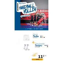 Pack LICENCE Hand Volley Femme short PACIFIKA chaussettes TENNIS PRO ELDERA
