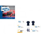 Pack LICENCE Hand Volley Femme maillot DERBYA short PACIFIKA chaussettes TENNIS PRO polo CLASSICA ELDERA