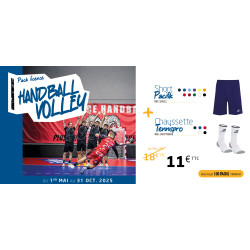 Pack LICENCE Hand Volley short PACIFIK chaussettes TENNIS PRO ELDERA