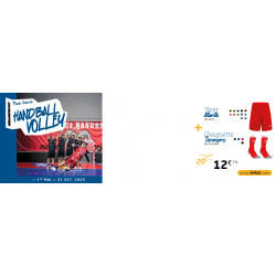 Pack LICENCE Hand Volley short ATLANTIK chaussettes TENNIS PRO ELDERA