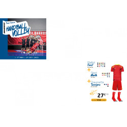 Pack LICENCE Hand Volley maillot FENSIF short ATLANTIK chaussettes TENNIS PRO ELDERA