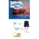 Pack LICENCE Hand Volley short ARCTIK chaussettes TENNIS PRO ELDERA