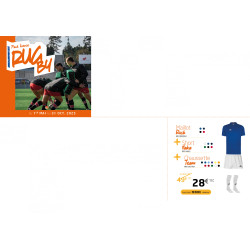 Pack LICENCE Rugby maillot RUCK short HAKA chaussettes TEAM ELDERA