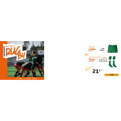 Pack LICENCE Rugby short CHELEM chaussettes FANION ELDERA