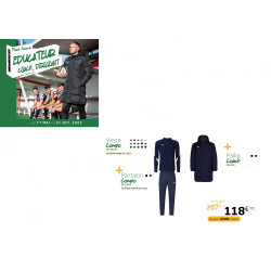 Pack LICENCE Educateur veste ou sweat COMPO et pantalon COMPO ou fuseau HYBRIDE et parka COACH ELDERA
