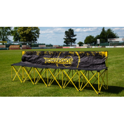 Banc de touche pliable 6 places POWERSHOT