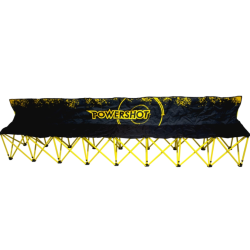 Banc de touche pliable 8 places POWERSHOT